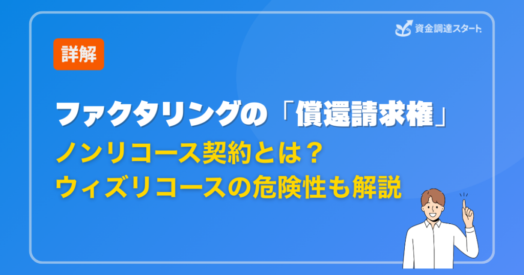 ファクタリングの償還請求権